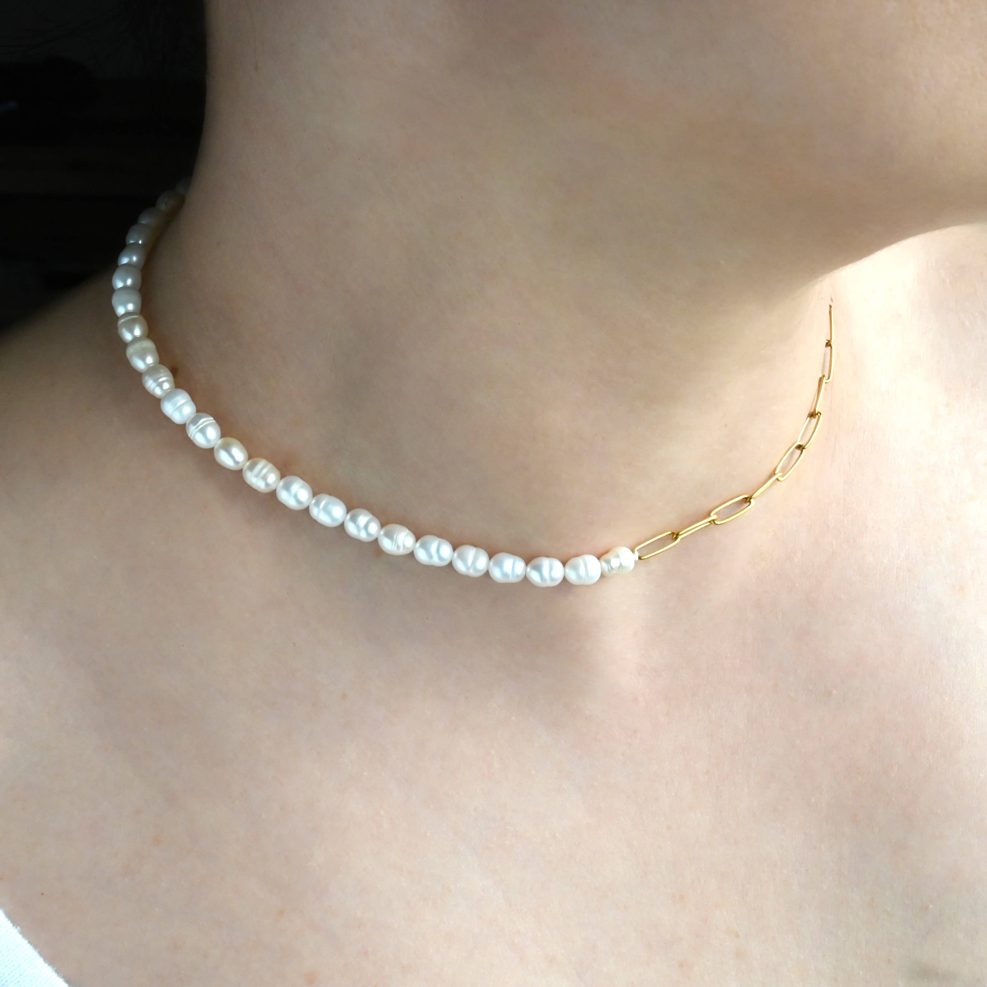 Pearl Toggle Necklace