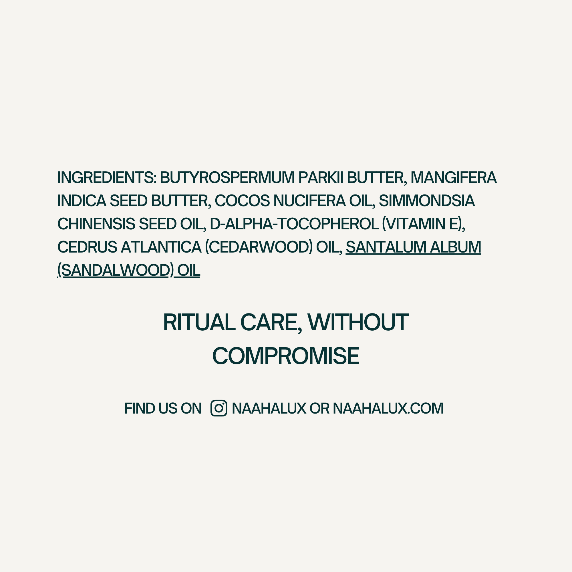 Cedarwood & Sandalwood Body Butter