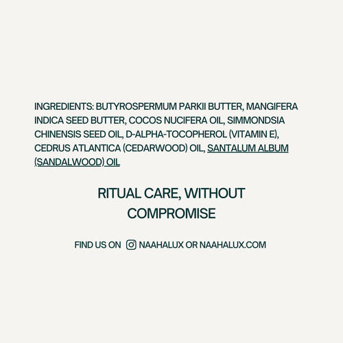 Cedarwood & Sandalwood Body Butter