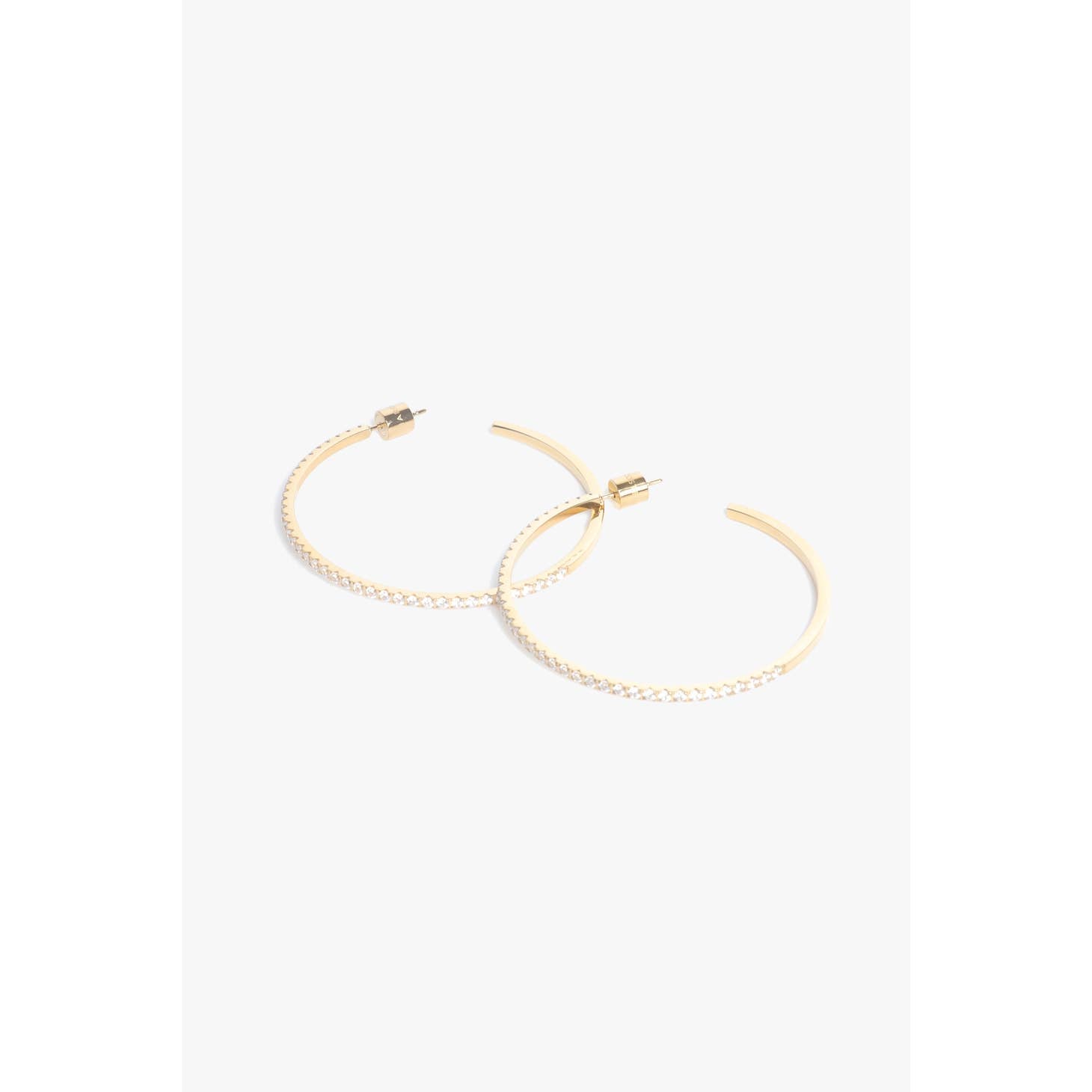 Studded Hoops 2"